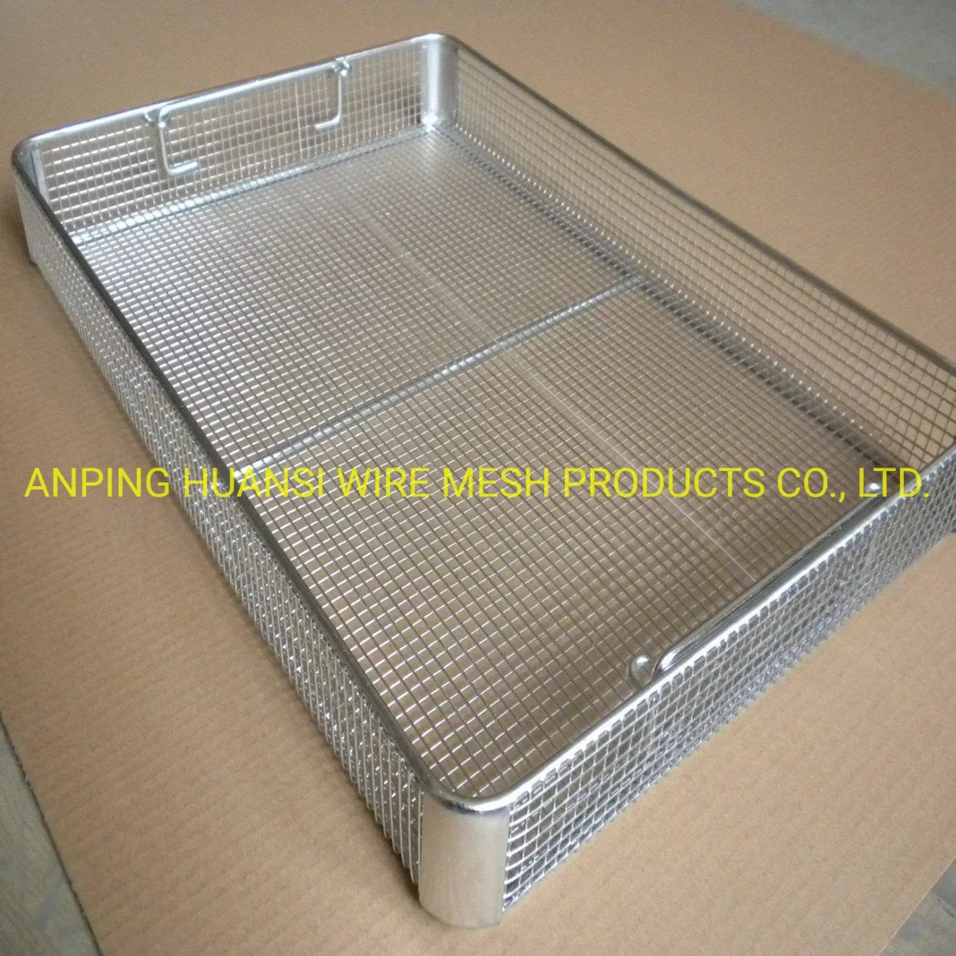 304 Stainless Steel Mesh Baskets for Surgical Instruments Sterilization