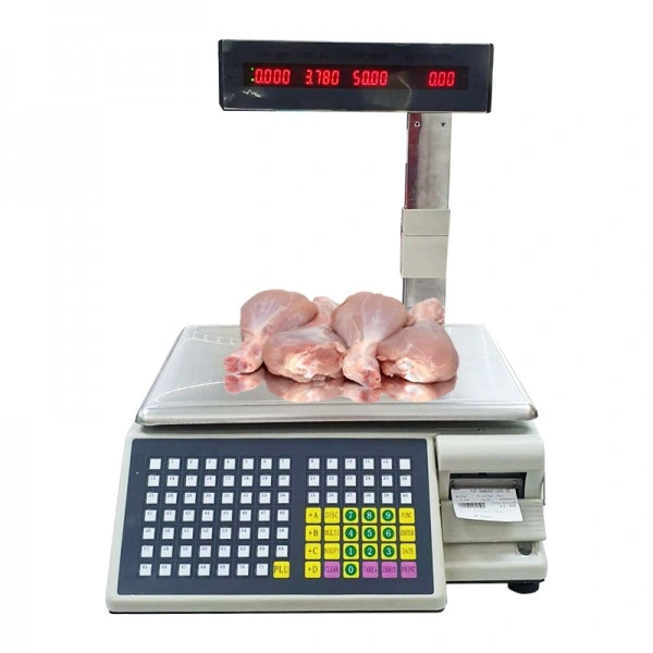 LED Display Weighing Electronic Scales with Printer Price Computing Scales with Label Print