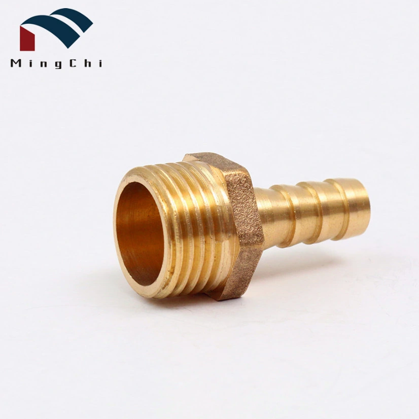 El latón masculino femenino M10 M8 conector adaptador de manguera de latón manguera Nippler