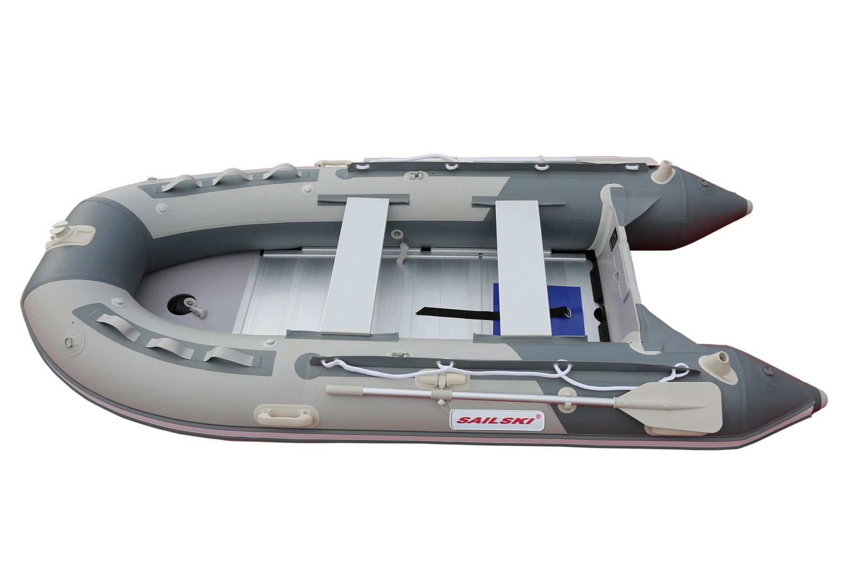 Sailski 3.3m Inflatable Boat for 5 Person (PVC or Hypalon, Aluminum floor)