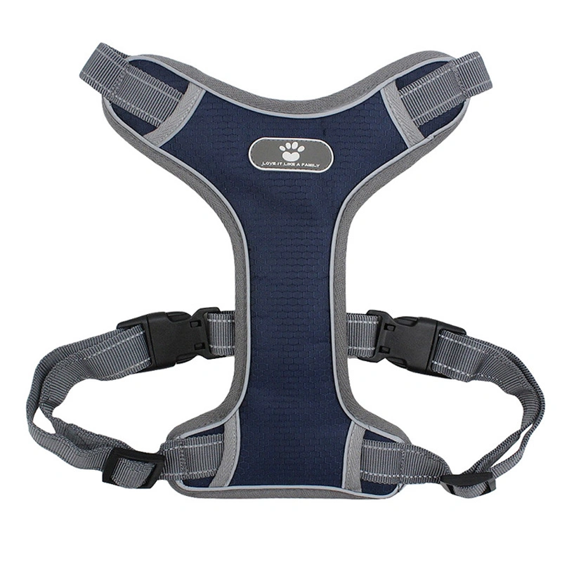 New Large Dog Vest Breathable Training Harness Adjustable Reflective Pet Harnesses