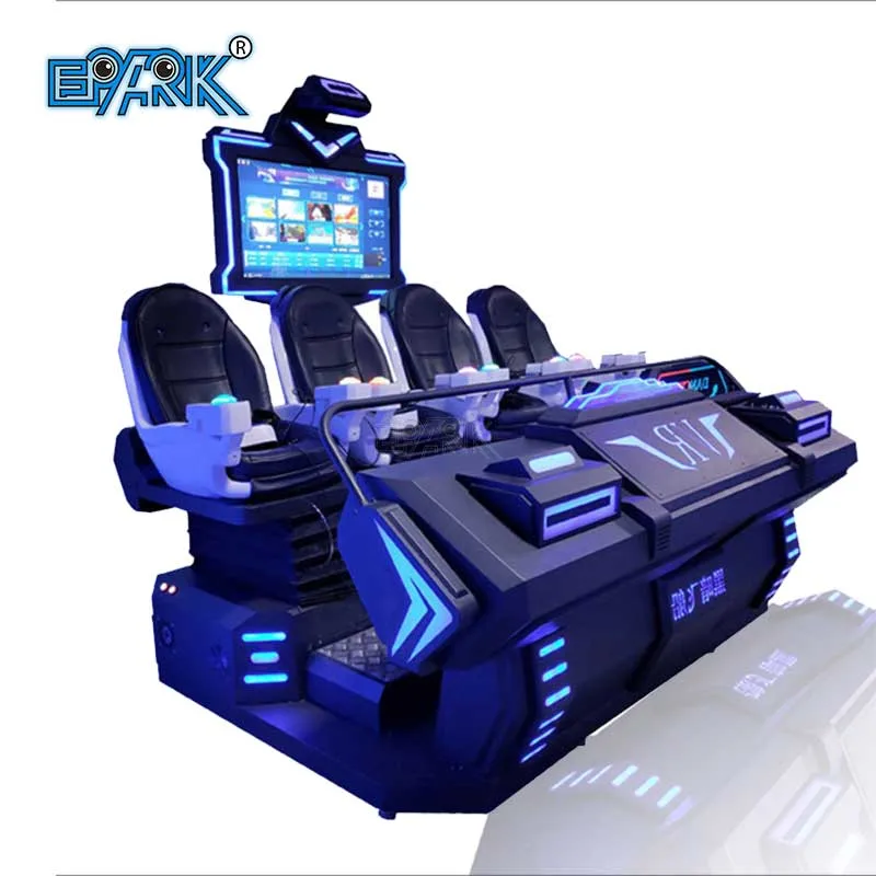 VR Theme Park VR Spaceship 4 jogadores VR Simulator Virtual Equipamento de realidade