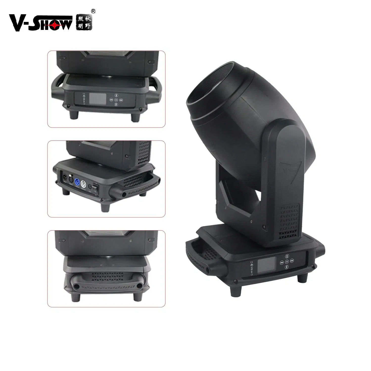 V-Show Europe Stock Moving Head 200واط LED 3 في 1 المرحلة ضوء التأثير