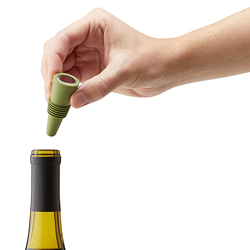 Supplier Assorted Colors Reusable Bottle Stoppers Wine and Beverage Stoppers for Keep The Wine Fresh with Premium Silicone