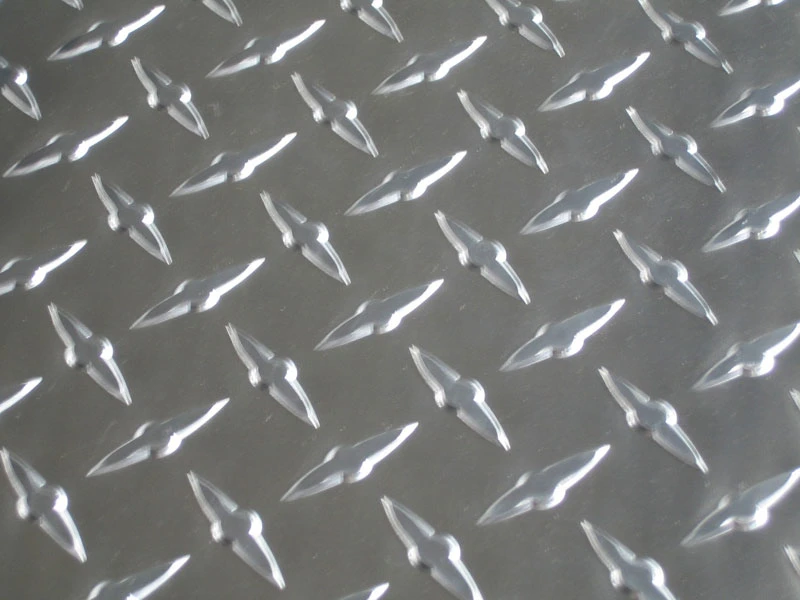 Five Bar Checker Aluminum Sheet (3003, 3004, 3005, 7075) , Diamond Plate Aluminum Sheets