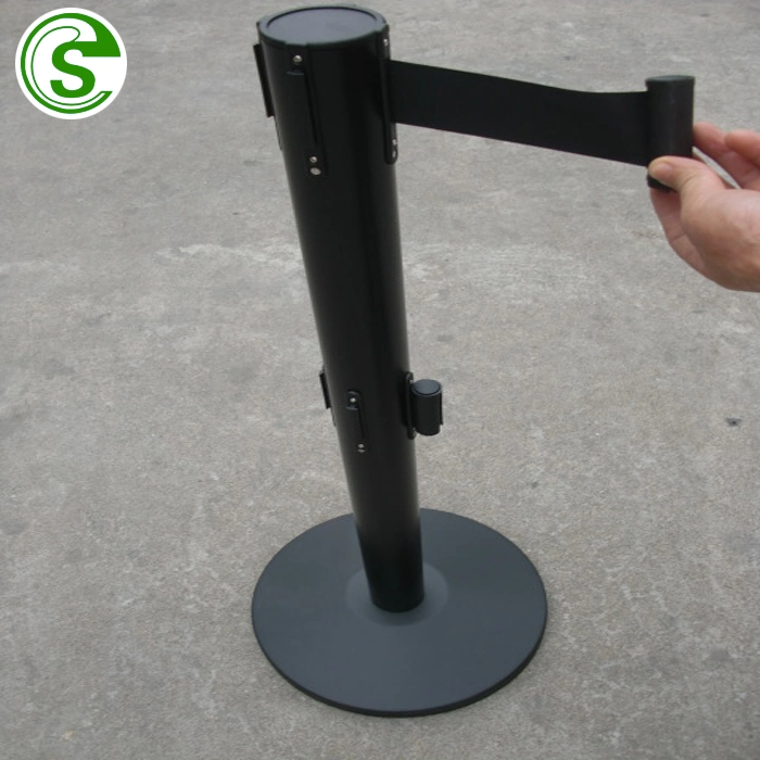 Guangzhou Popular Subway Guidance Retractable Queue Line Stand Barrier Crowd Control Post