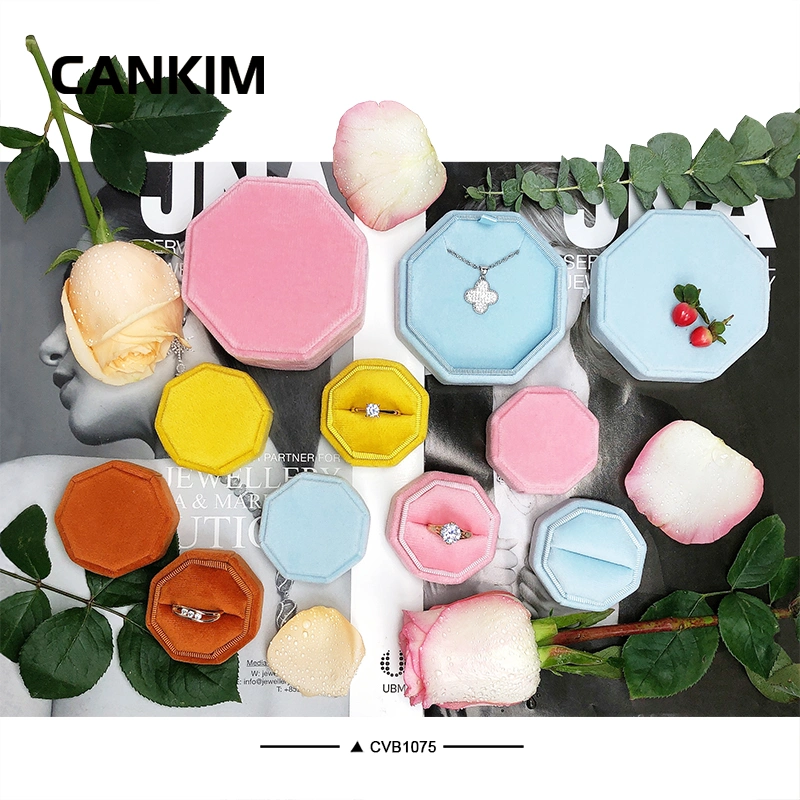 Cankim Ring Jewelry Box Ornament Gift Storage Ring Box Jewelry Logo Boxing Ring for Sale