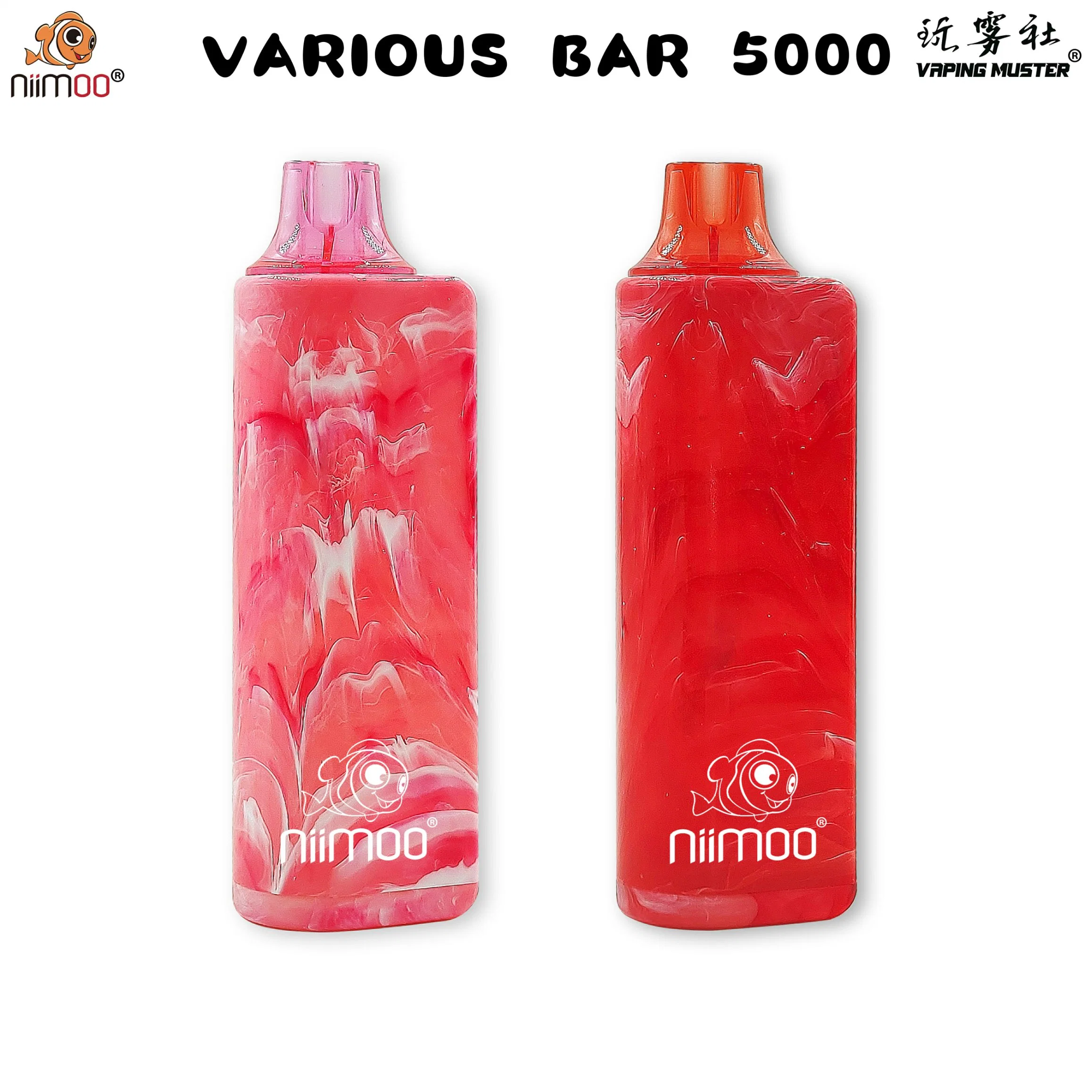 Wholesale Price Vapes Rechargeable Disposable E Cigarette Vape Pen Niimoo Various Bar 5000 Puffs Vaporizer