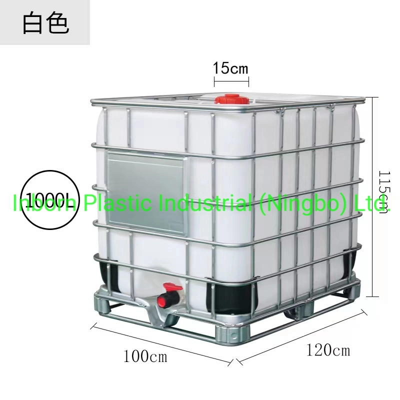 White High Quality Durable Using Fuel Storage IBC Containers IBC Tank 1000 Liters Square Water Tank