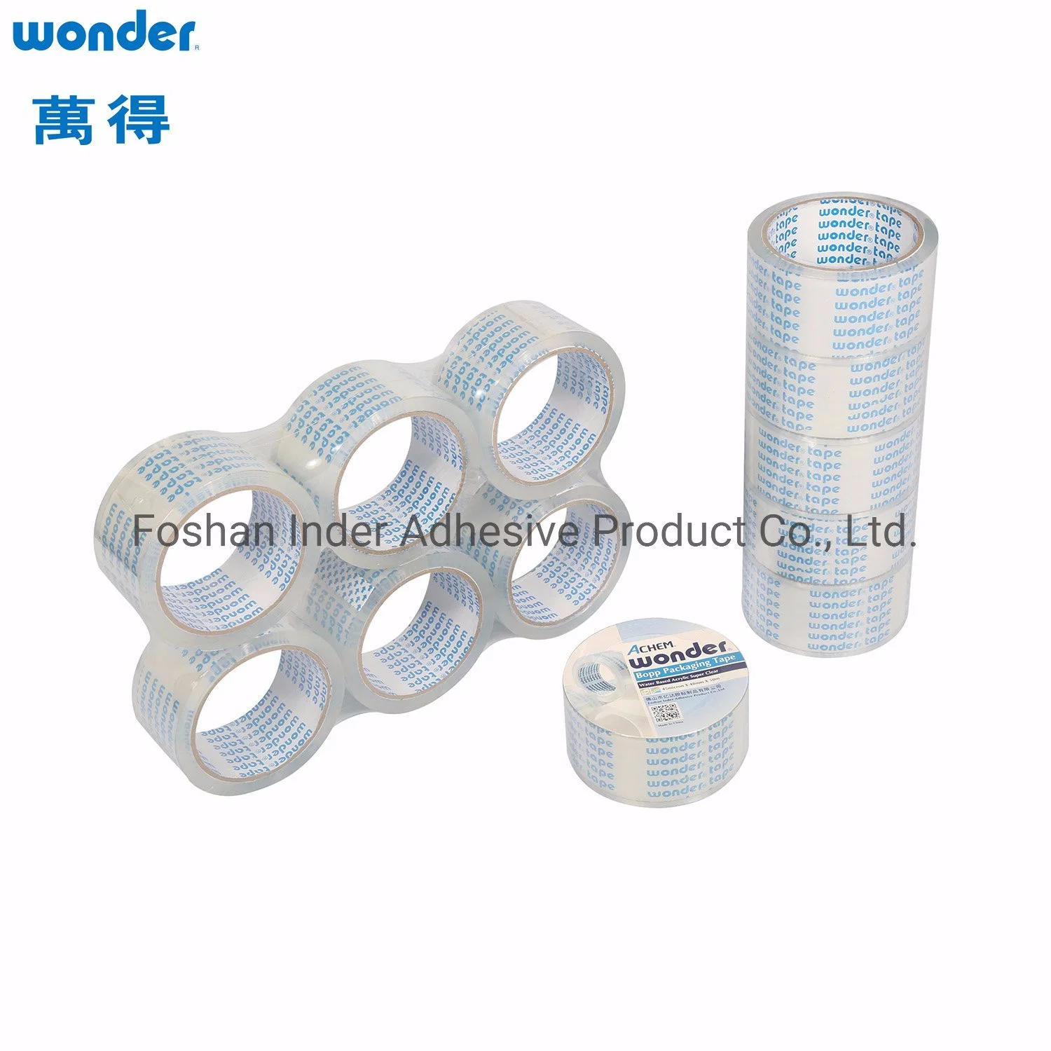 BOPP/OPP Packaging Carton Sealing Tape Acrylic Self Adhesive A22D2 Wonder