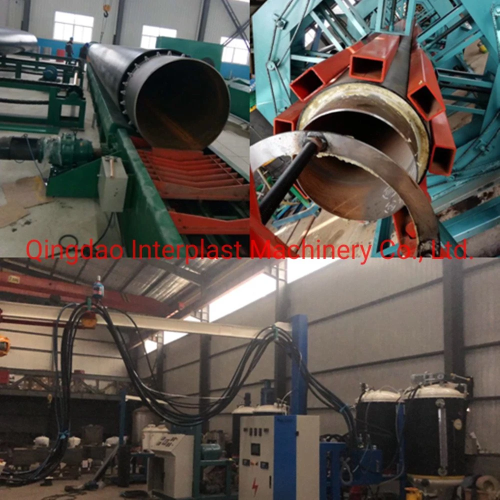 HDPE Spiral Polyurea and Isocyanate Pre Insulated Pipe Jacket Extrusion Line