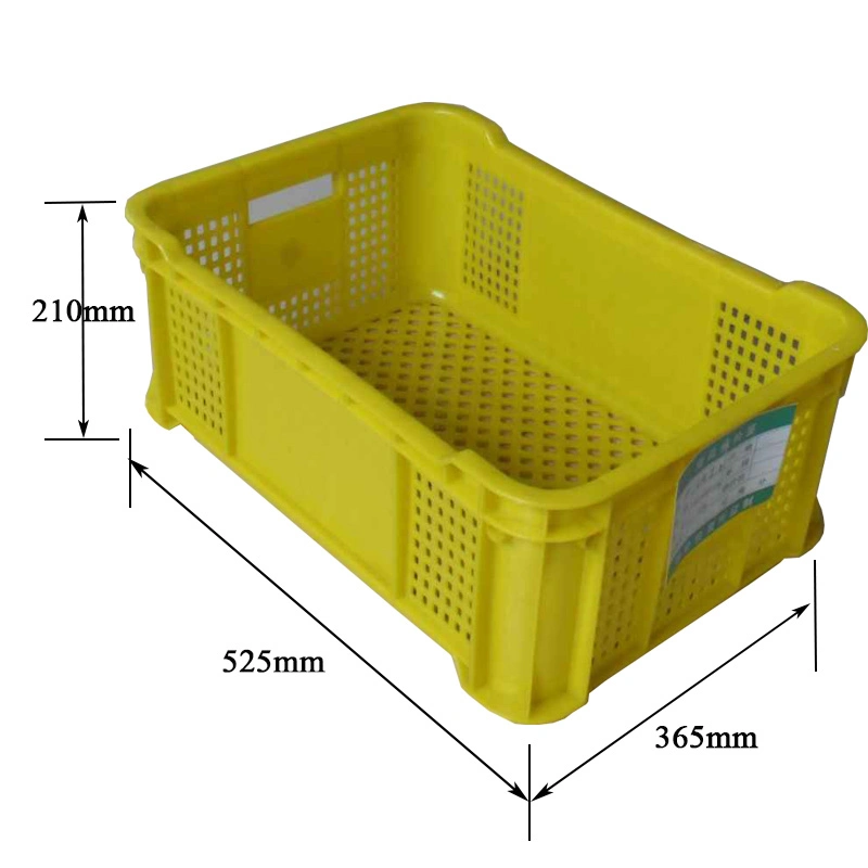 Fruit and Vegetables Use Foldable Plastic Turnover Baskets Crates