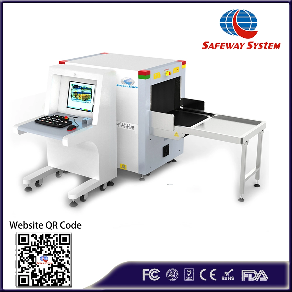 6040 X Ray Baggage Scanner / Airport Security Baggage Scanner Inspection System Ce ISO9001 Certification