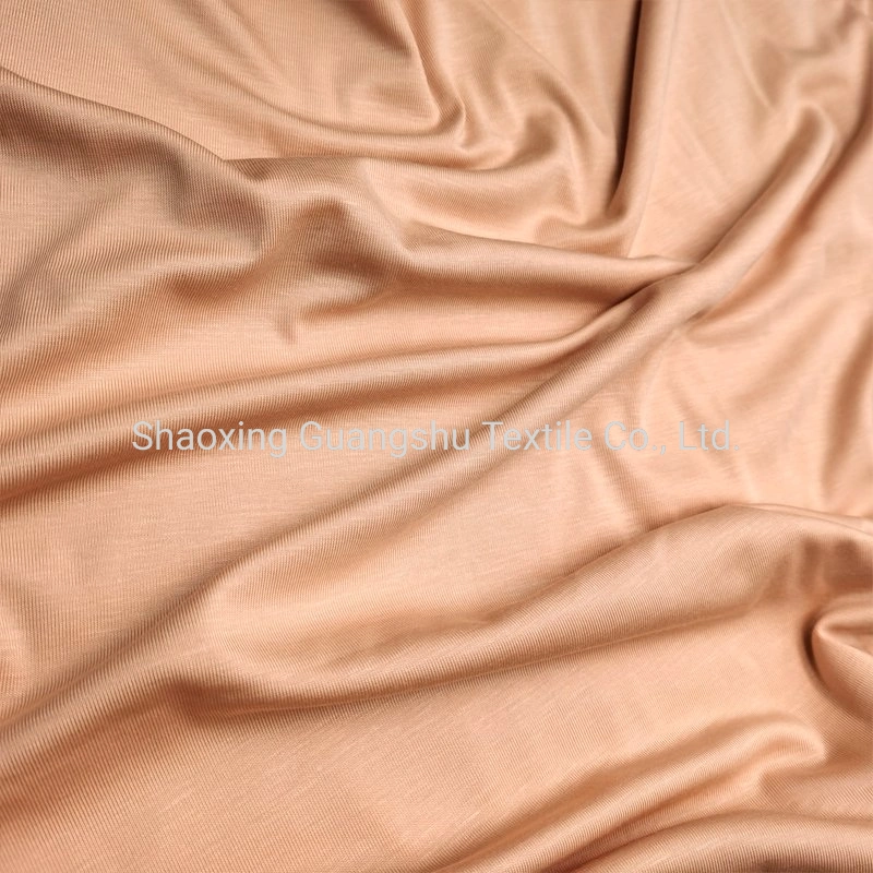 50s Modal High Spandex 1X1 Rib Fabric for Dress