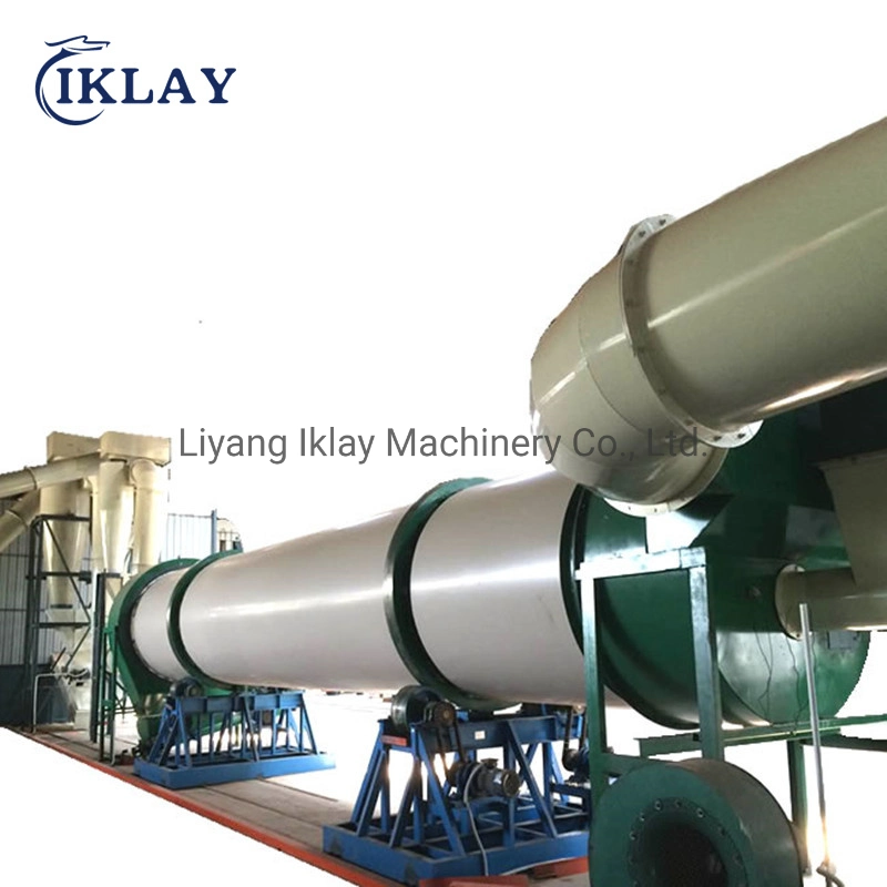 1-5tons Per Hour Sawdust Drum Dryer Cassava Coffee Powder Rotary Dryer