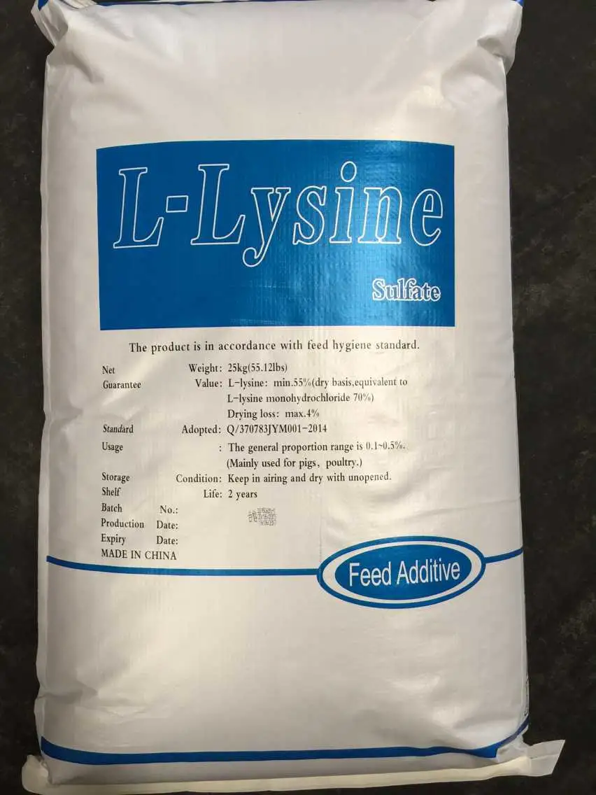 CAS 60343-69-3 L-Lysine Sulphate 70% Food Grade for Food and Beverage