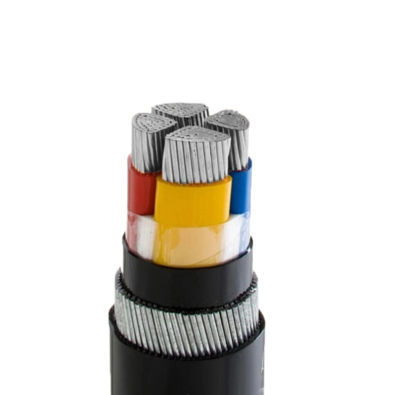 Yjv/ Yjlv XLPE Insulation Steel Tape Armored Power Cable 0.6/1 Kv