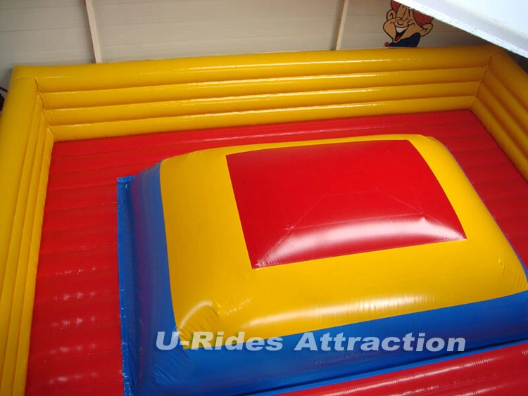 Commercial inflatable soft mountain inflatable jump air bag jumping bed for kids/ inflatable jumping pillow for sale