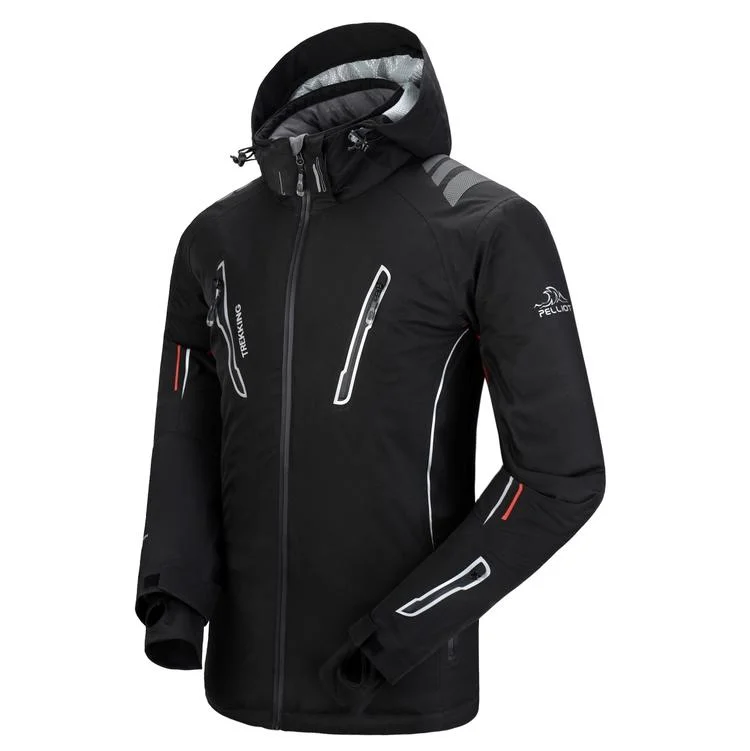 Customization Reflective Waterproof Windbreak Fleece Coat Winter Jackets Ski Clothing