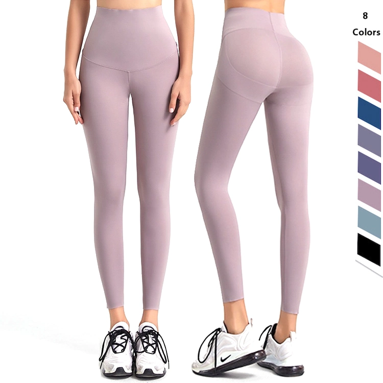 Premium Butt levantamiento pantalones de yoga/gimnasio Workout Leggings/ ejecutando Panties exportar a Estados Unidos, Japón, Canadá, Reino Unido, Alemania, Corea, Australia Deportes Atlético Troursers Nylon