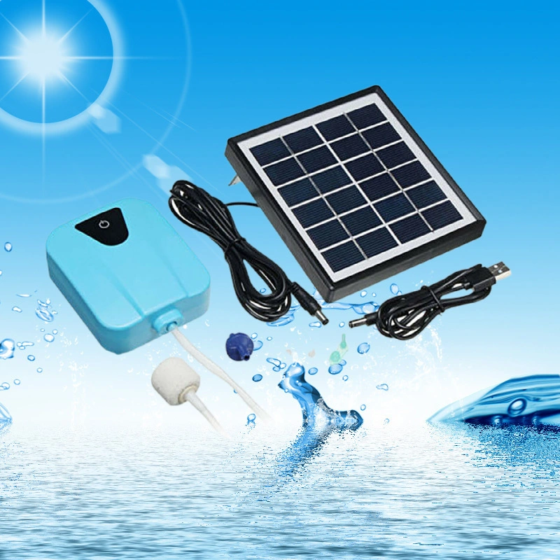 Aquarium Solar Charger Emergency Oxygen Aerator Oxygen Pump