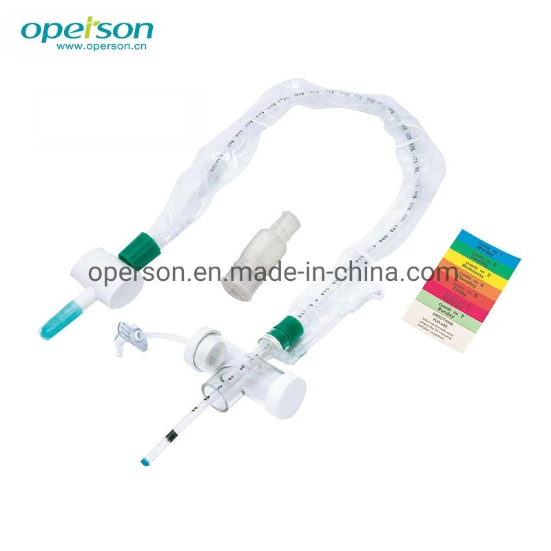 Sterile Medical Disposable 72h/24h Closed Suction Catheter for Tracheostomy