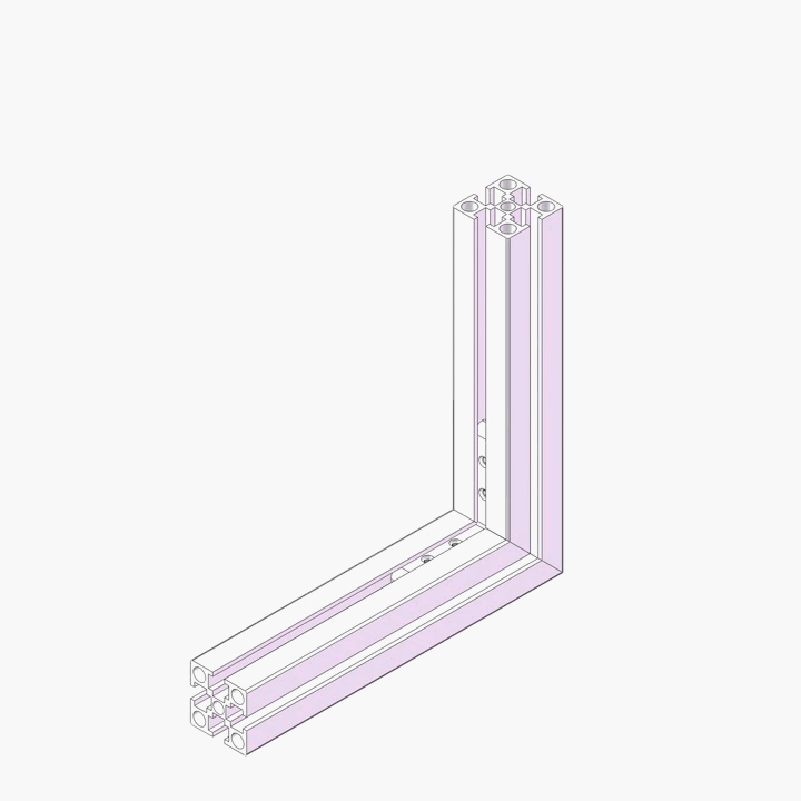 Inner Brackets 90 Degree Inside Corner Connector 3030d-6 Nickel Plated Hardware From Msr Factory