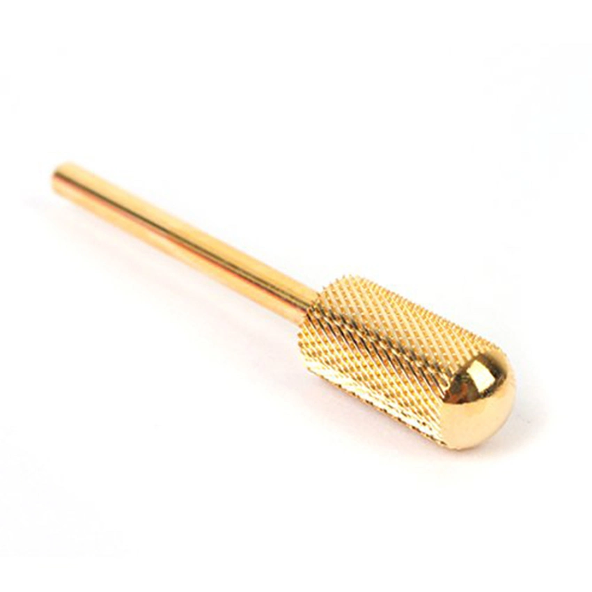 Electric Gold Carbide Nail Drill File Broach Bit