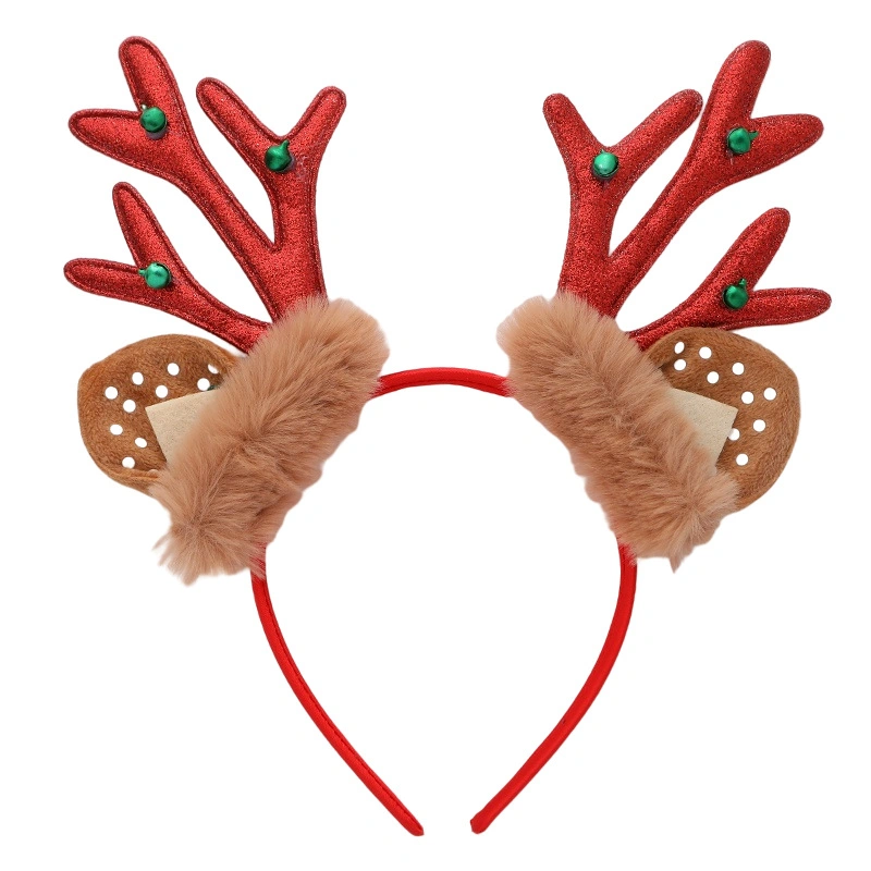 Elch Antlers Weihnachten Haarbänder Cute Cartoon Antlers Haarzubehör