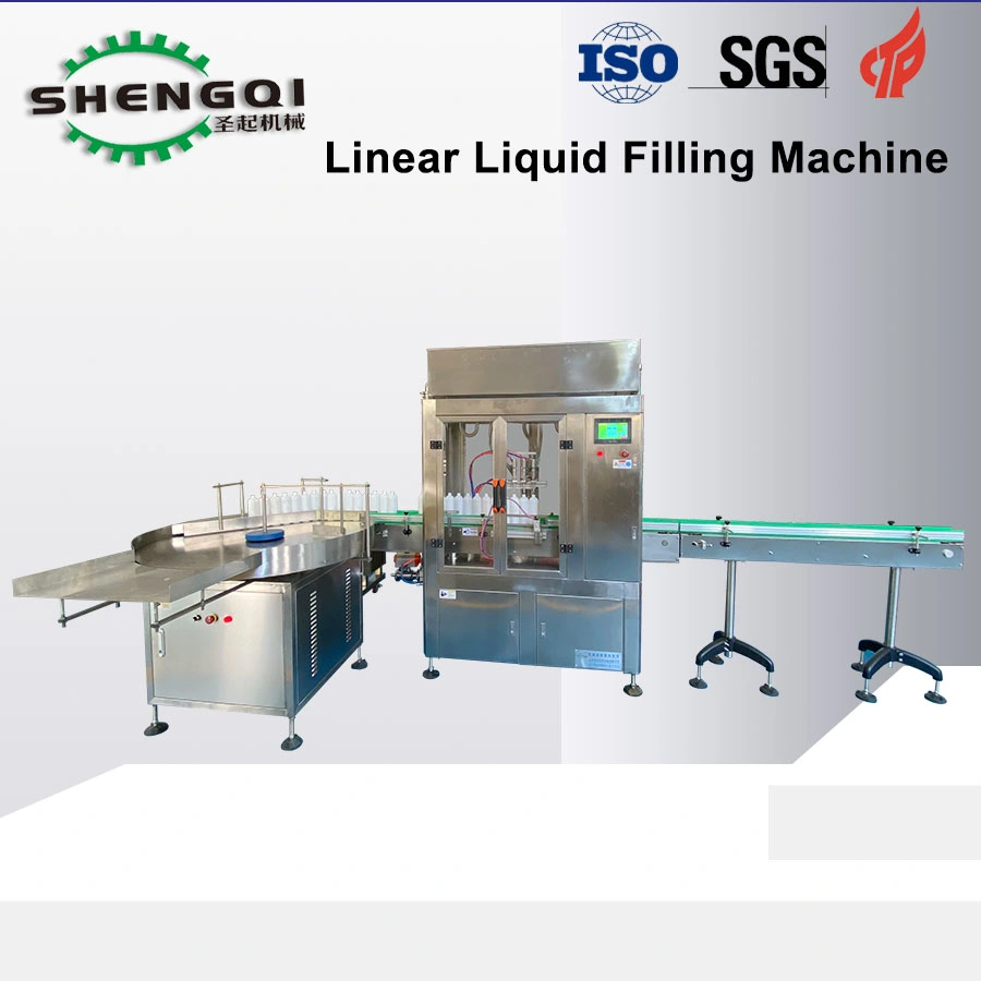 China Supplier 4 Head Sunflower Mustard Oil Pesticide Pneumatic Liquid Filling Machine with Diving Nozzle