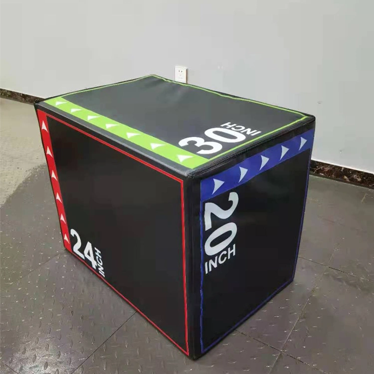 صالة الألعاب الرياضية اللياقة البدنية شعار مخصص Jump Plyometric Box منزل بناء الجسم صندوق القفز على شكل رغوة 3 في 1