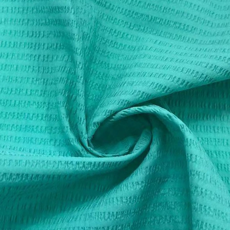 High-Stretch Nylon Pleated Texture Designer Fabric 5% Spandex 95% Nylon Fabric for Fashion Skirts T-Shirts