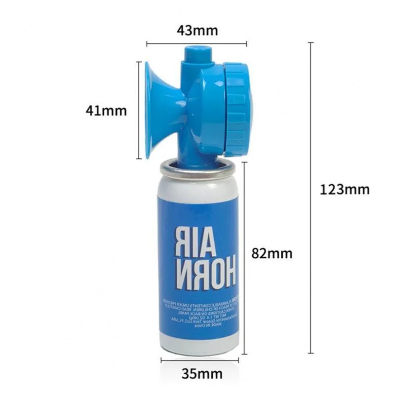 Plastic Aerosol Air Pressure Horn for Party and Football Games and Ship Warning