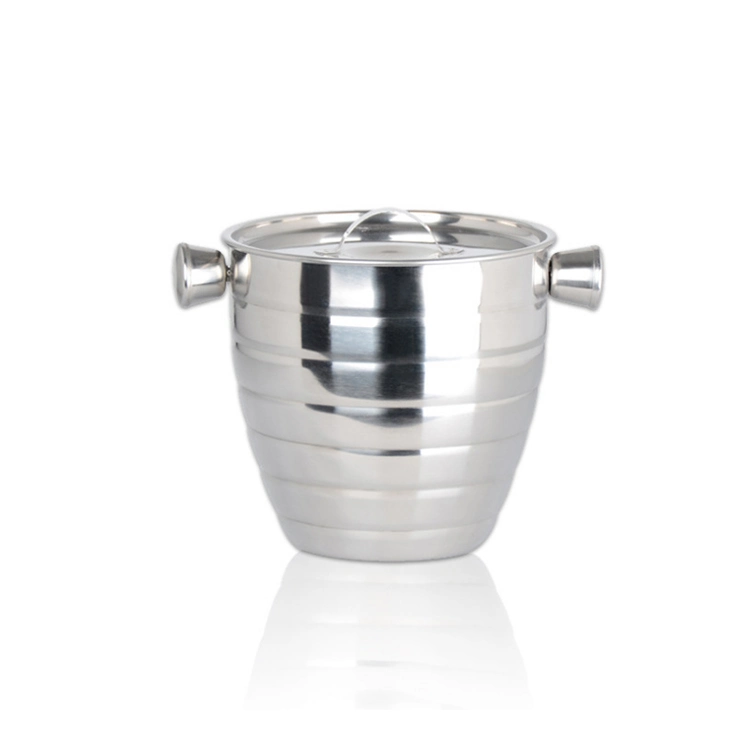 1.5L Mini Ice Bucket Stainless Steel Material Bottle Cooler Box