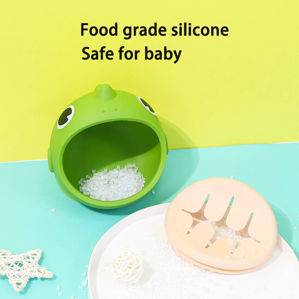 2023 New Arrival Anti Spill Silicone Collapsible Dinosaur Suction Kids Baby Products