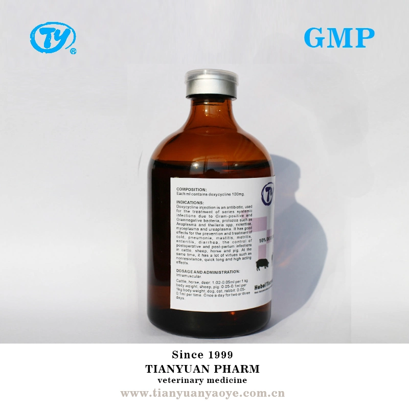 Hebei Tianyuan Apotheke Doxycyclin Hydrochlorid Injection Factory Versorgung