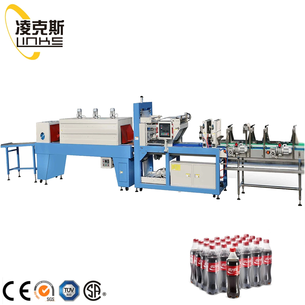 PE Film Grouped Packing Packaging Machinery Shrink Packing Auto Bottle Shrink Wrap Packing Machine Automatic Packaging Machine Plastic Pallet Wrapping Machines