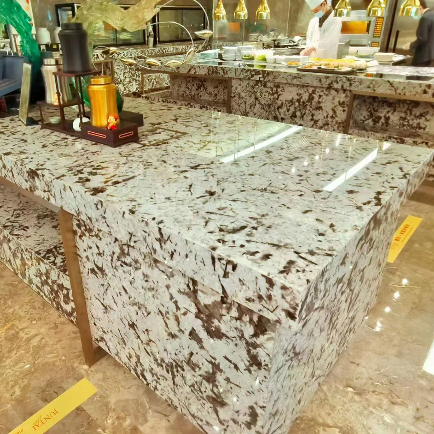 La fabricación de la fábrica de granito Personalizar cocina baño relajado/tabla de la Isla de la vanidad de la barra de laminado de encimeras de trabajo