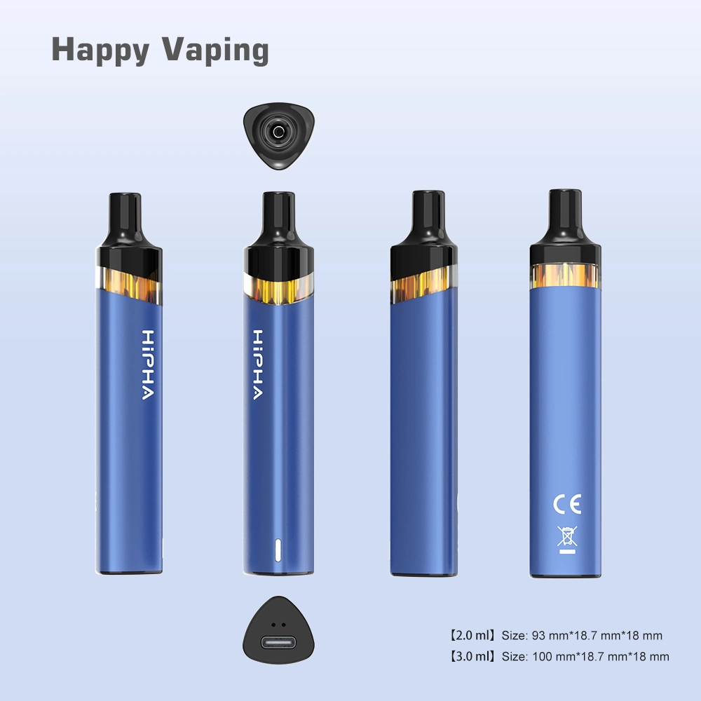 Happy Vaping C3 Easy Local Filling with D8/D9/D10 Thick Oil & Wax Oil Pod System 2ml 3ml 1688 Disposable Vape Herb Vaporizer