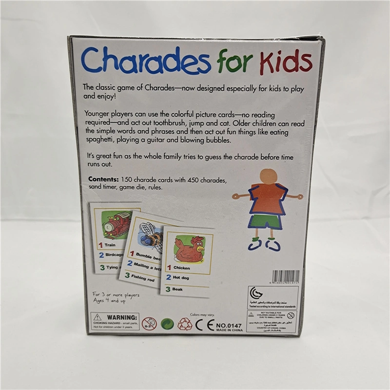 Children Charade Game Kids Word Guess Game