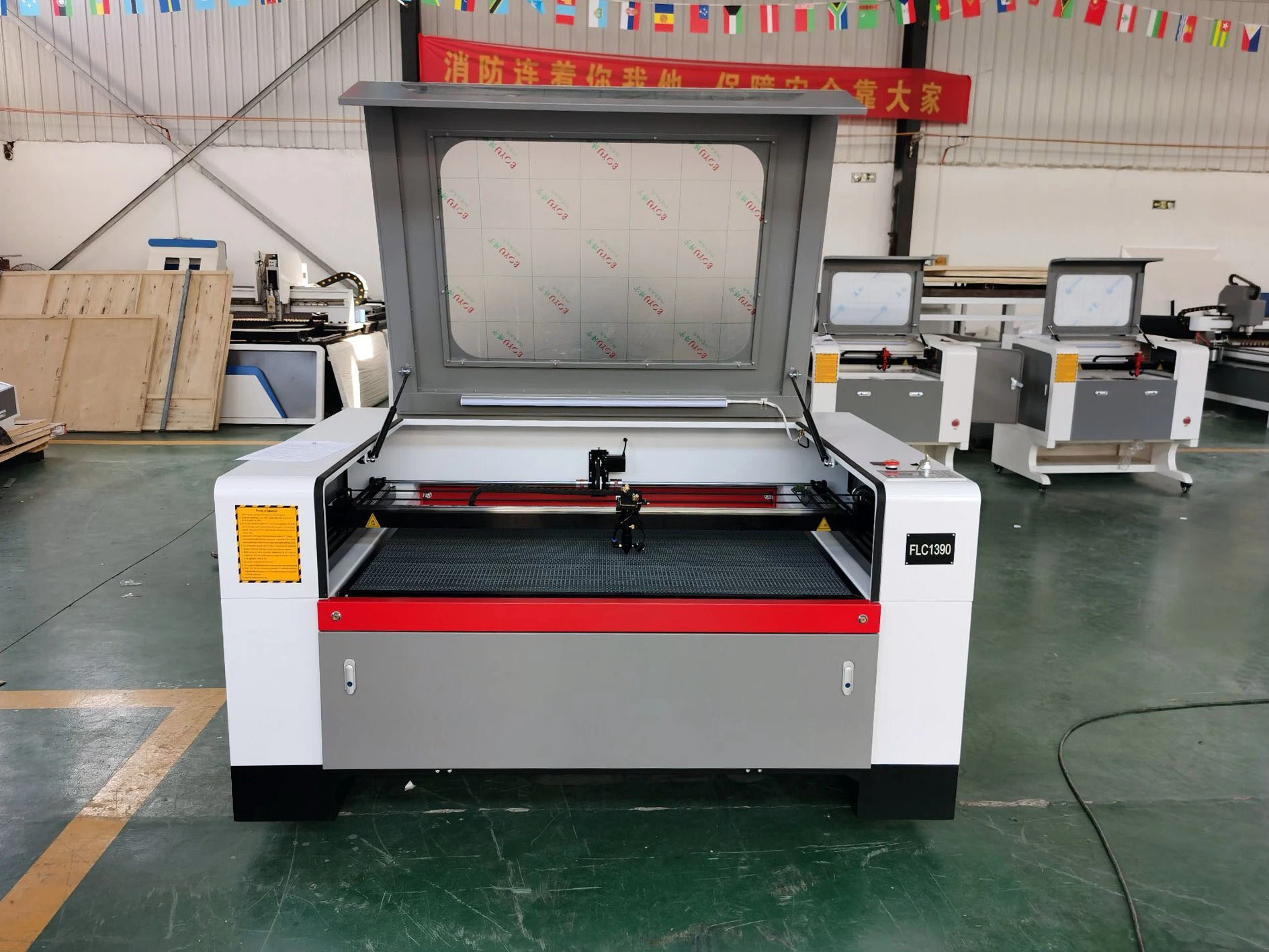 CO2 100W 300W 500W Laser CNC Engraving Cutting Equipment Flc1390