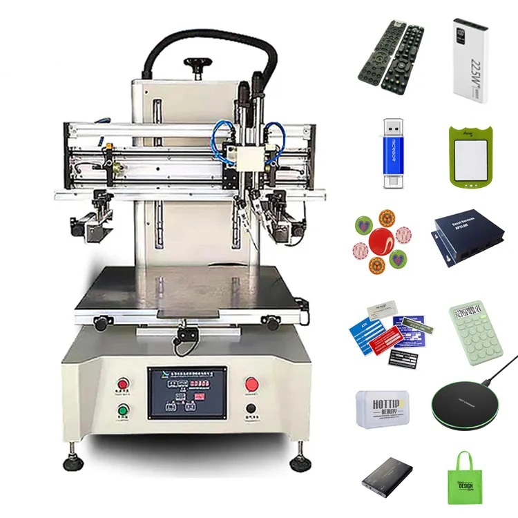 Großhandel/Lieferant Tabletop Flachbett Bildschirm Druckmaschine