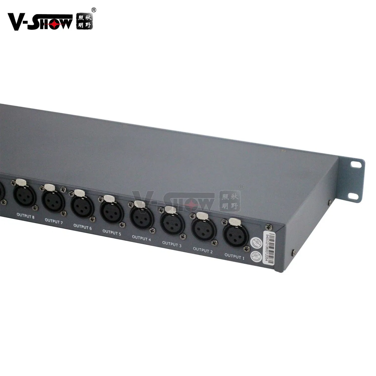 V-Show DMX Splitter Signal Amplifier 8 Port DMX Splitter Stage Machine DMX Splitter