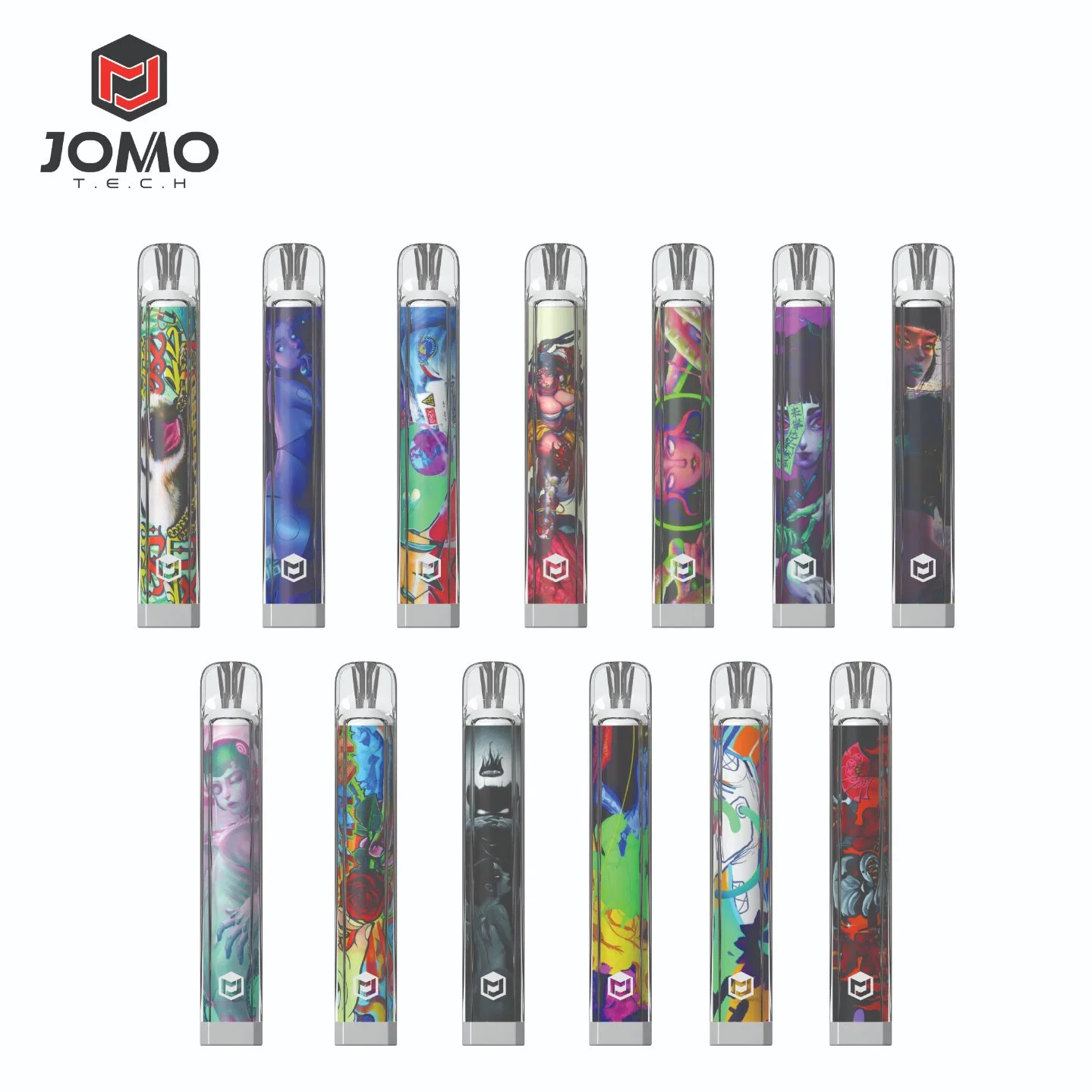 Prix de gros Custom Crystal Vape Pen 2ml E-Liquid Pod 600 Bougie à barres E-Zigaretten jetable, à usage unique