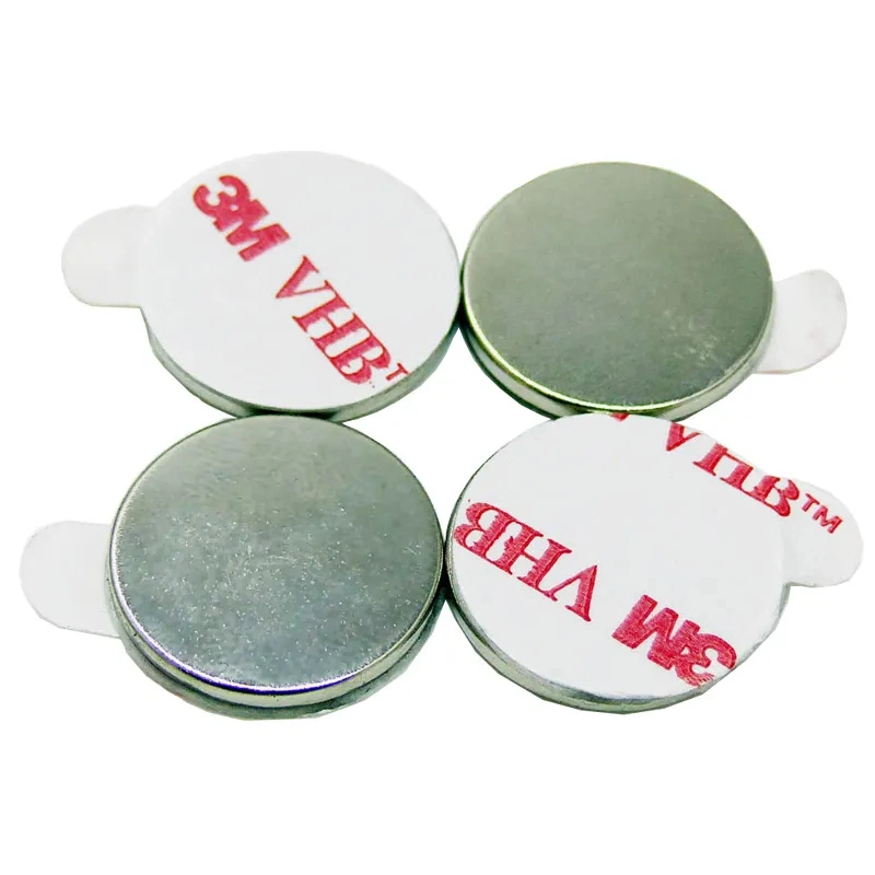 Manufacturer Wholesale Custom Disc China with 3m Tape Industrial Magnet Permanent Cutting 1% Neodymium Magnet