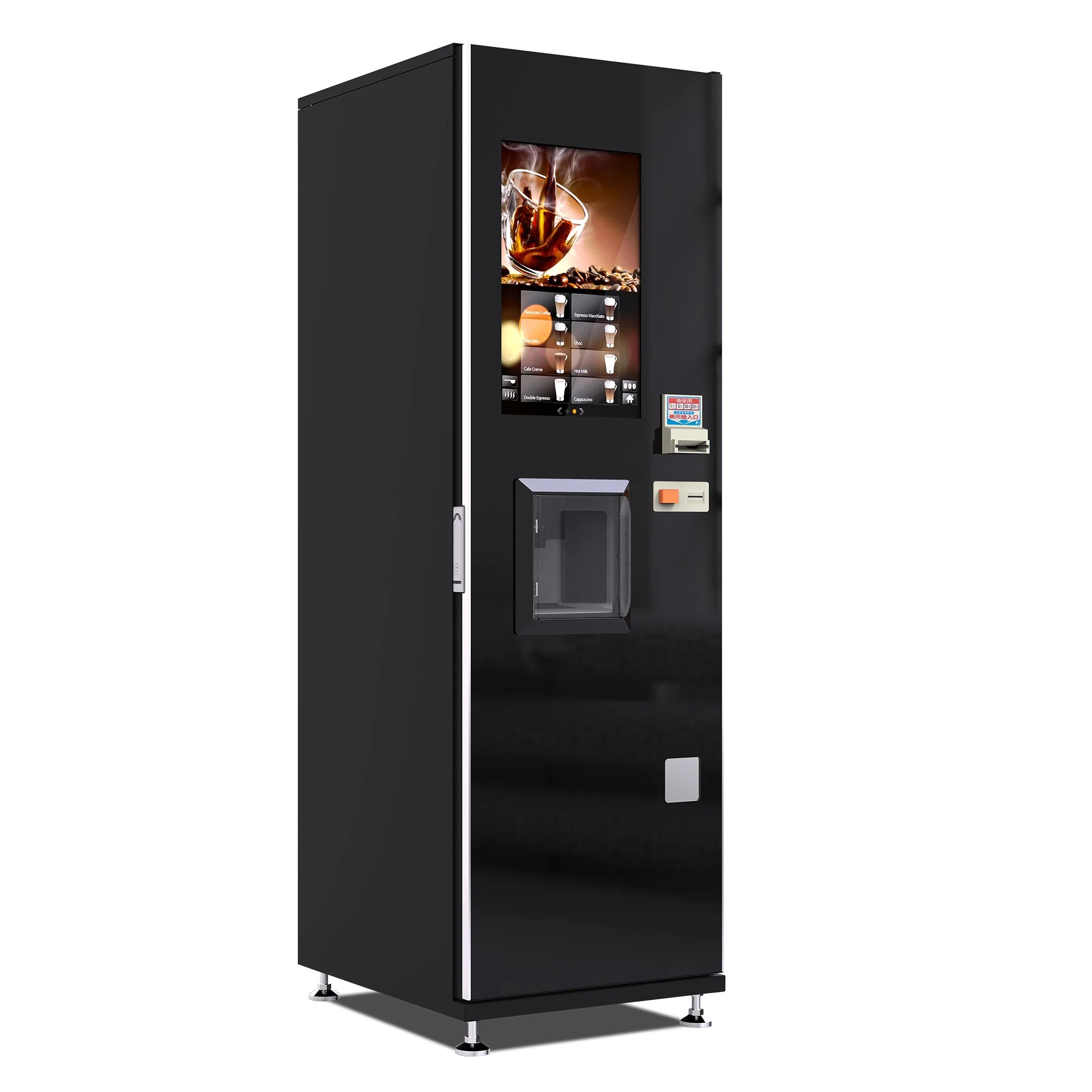 Cash Operated Espresso Coffee Vending Machine with Touch Screen