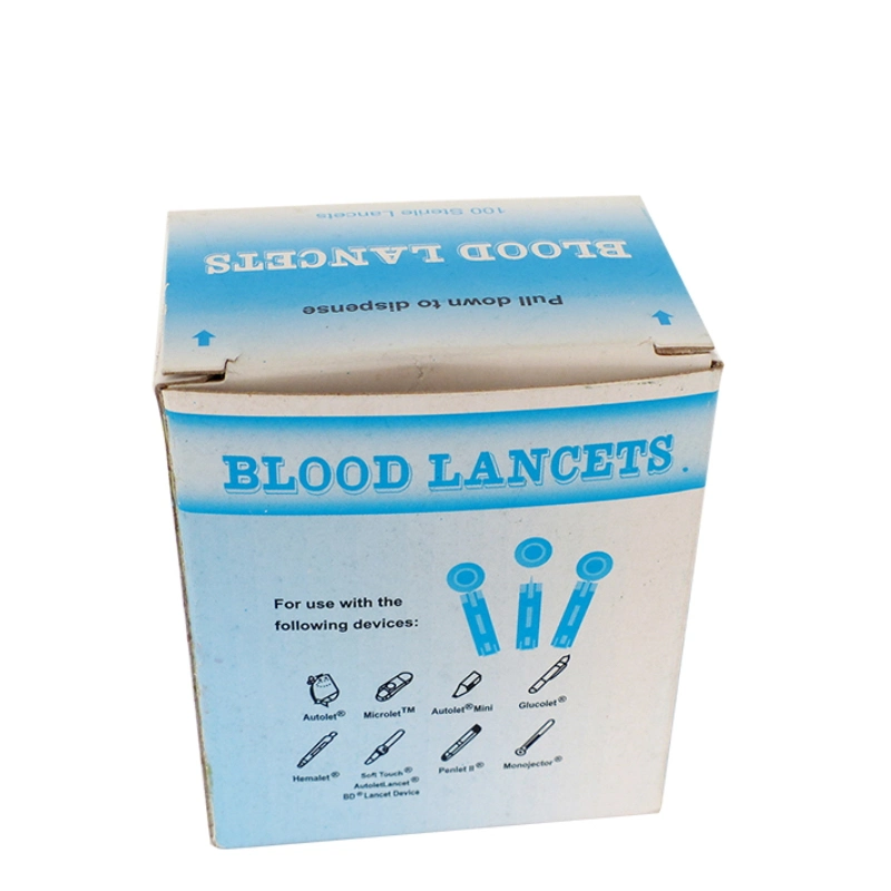 Medizinische Spezifikation Sterile Promiseemed Blue Blood Lancet