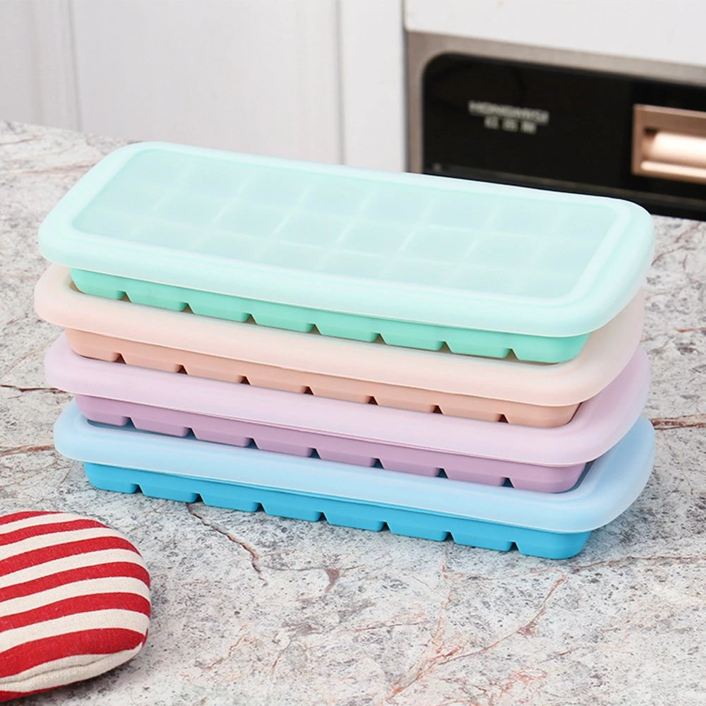 DIY Summer 24 Holes Square Food Grade Silicone Ice Cube Tray