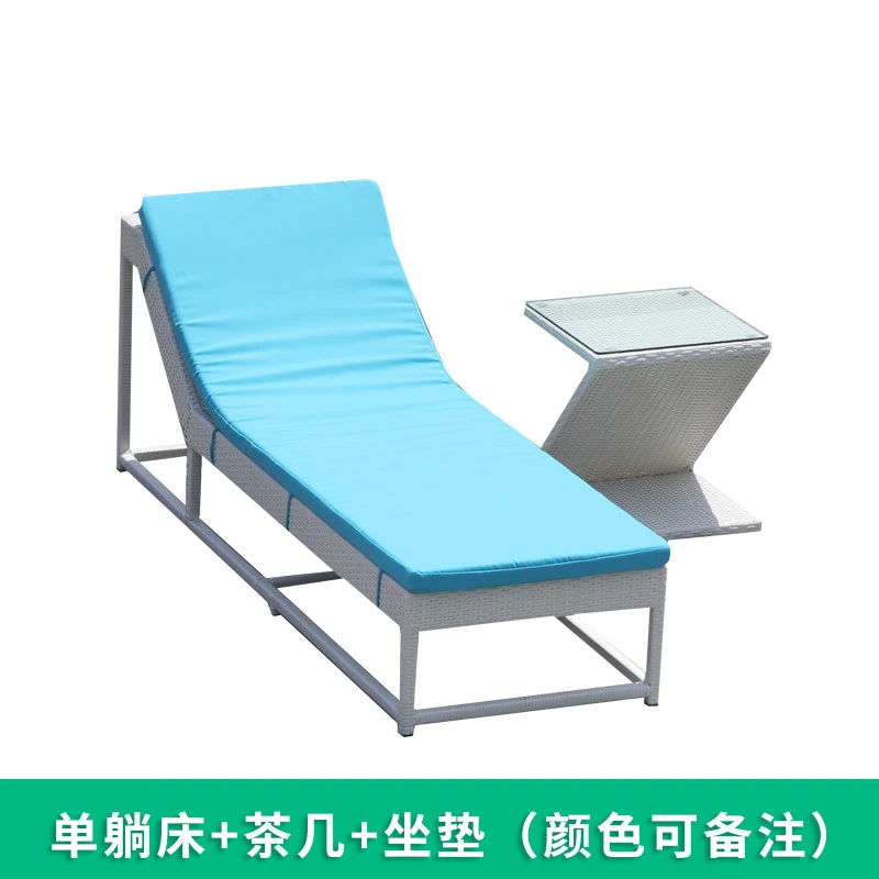 Modern Beach Lounger Chair French Chaise Lounge Suitable for Swimming Pool