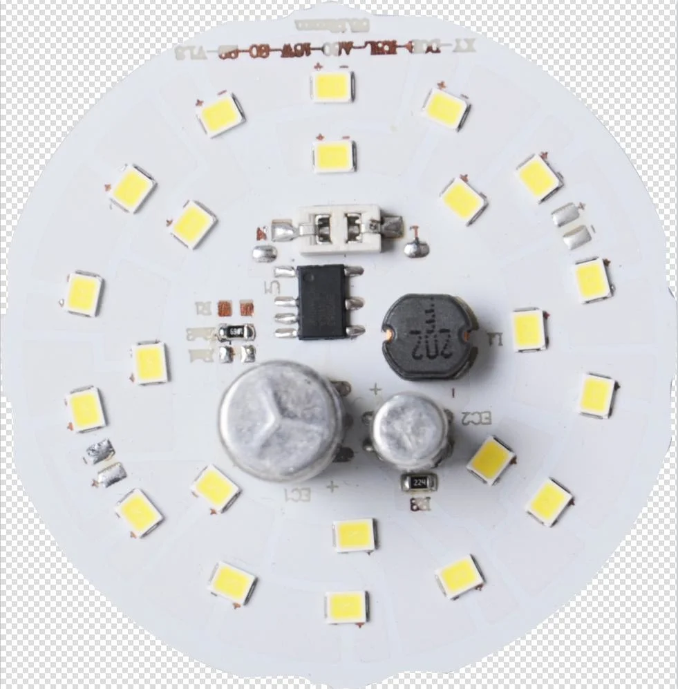 Factory Direct Wide Voltage 85-265V SMD2835 LED Bulb Aluminum Plate a Bubble Dob 12W 18W Dob Light Source SKD